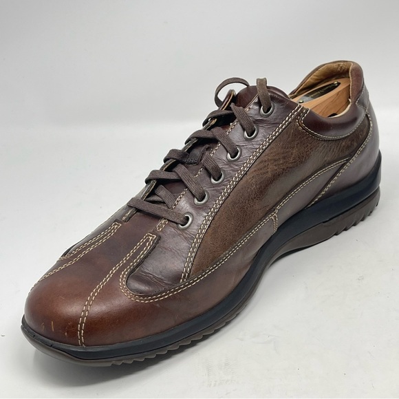 Rockport Powered by DMX Shoes Mens 9.5 M Brown Leather Comfort Casual Oxford main image 12